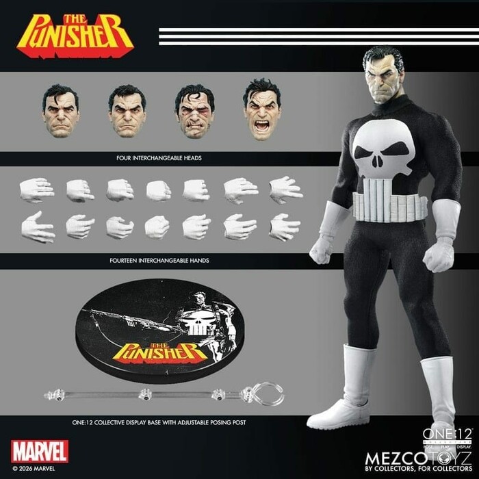 MARVEL - Punisher 1/12 Action Figure