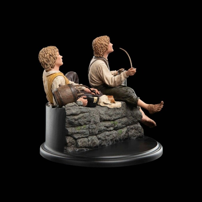 LORD OF THE RINGS - Merry and Pippin Mini Polystone Statue