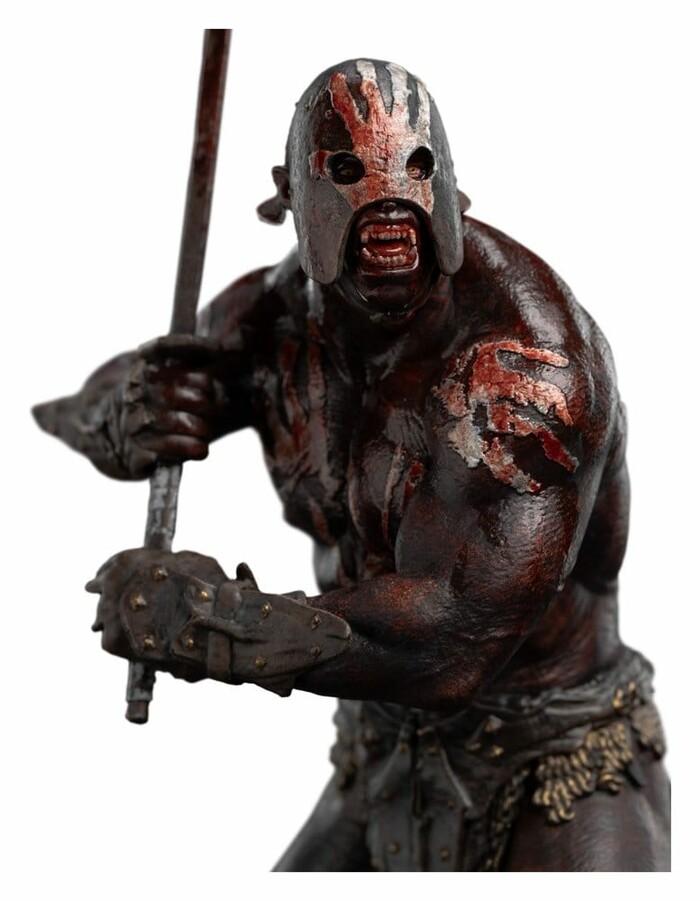 LORD OF THE RINGS - Uruk-hai Berserker Mini Polystone Statue