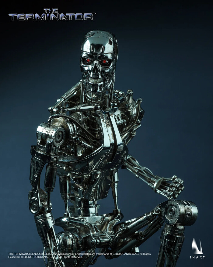 TERMINATOR - T-800 Endoskeleton 1/6 Action Figure 12" INART