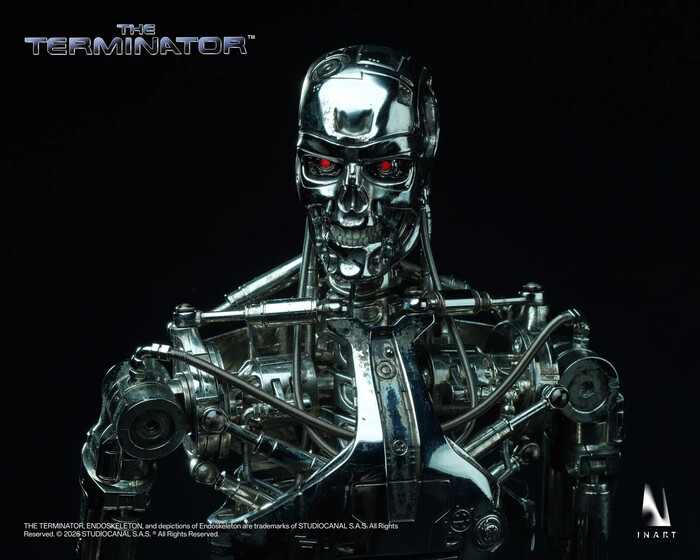 TERMINATOR - T-800 Endoskeleton 1/6 Action Figure 12" INART