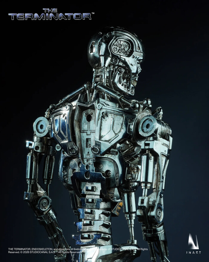 TERMINATOR - T-800 Endoskeleton 1/6 Action Figure 12" INART