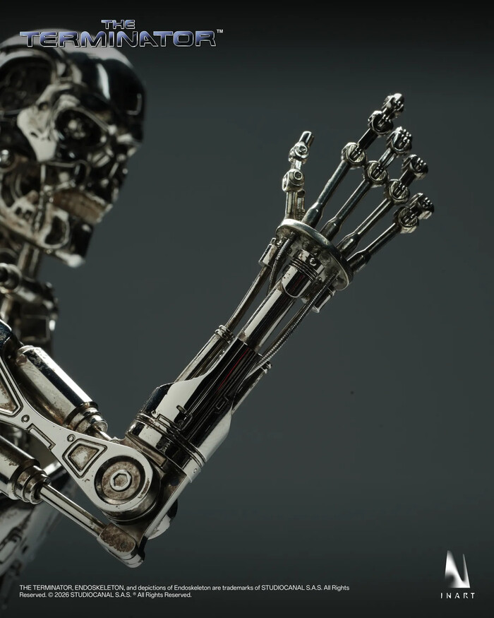 TERMINATOR - T-800 Endoskeleton 1/6 Action Figure 12" INART