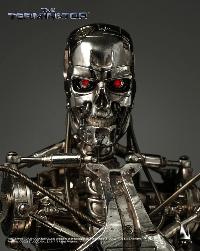 TERMINATOR - T-800 Endoskeleton 1/6 Action Figure 12" INART