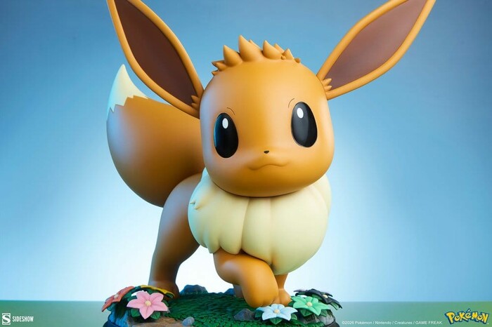 POKEMON - Eevee Life-Size 1/1 Polystone Statue