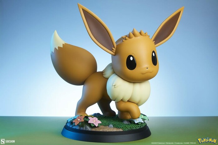 POKEMON - Eevee Life-Size 1/1 Polystone Statue