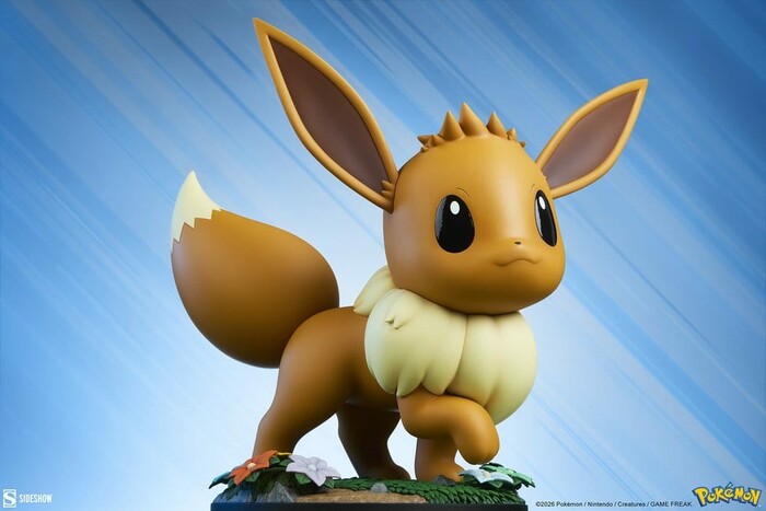 POKEMON - Eevee Life-Size 1/1 Polystone Statue