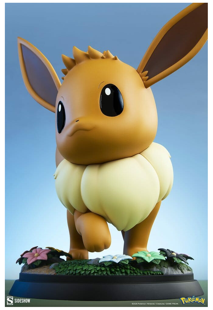 POKEMON - Eevee Life-Size 1/1 Polystone Statue