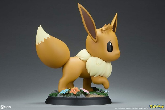 POKEMON - Eevee Life-Size 1/1 Polystone Statue