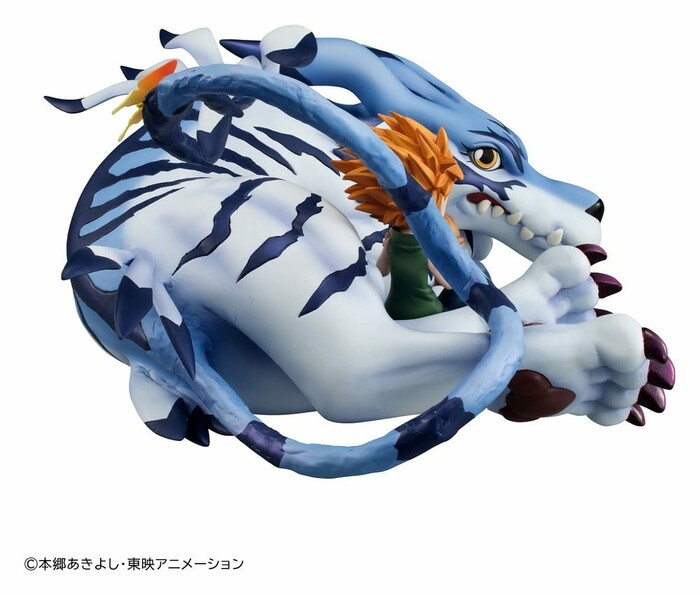 DIGIMON ADVENTURE - Garurumon & Ishida Yamato Pvc Figure G.E.M.