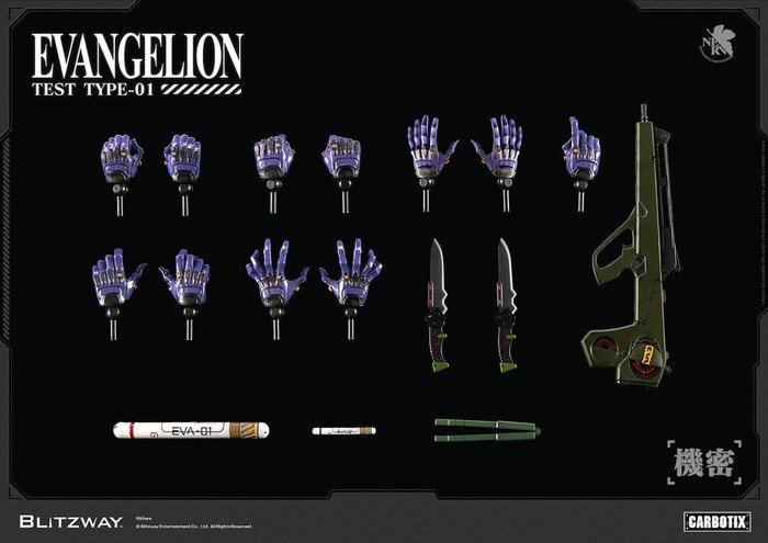EVANGELION - EVA-01 Test Type DX Ver. Carbotix Action Figure