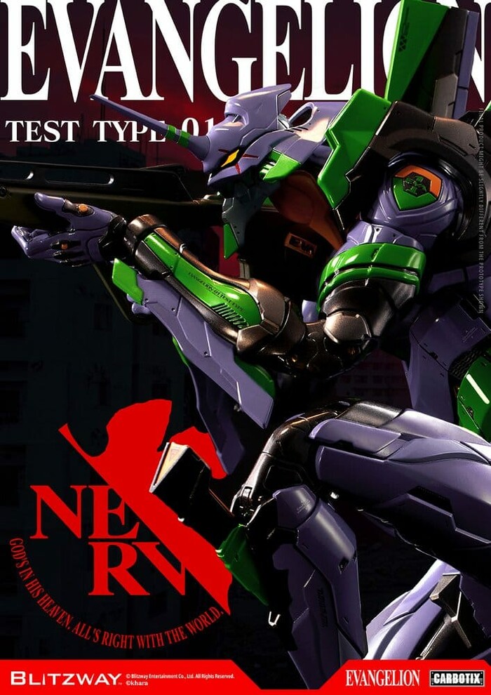 EVANGELION - EVA-01 Standard Ver. Carbotix Action Figure