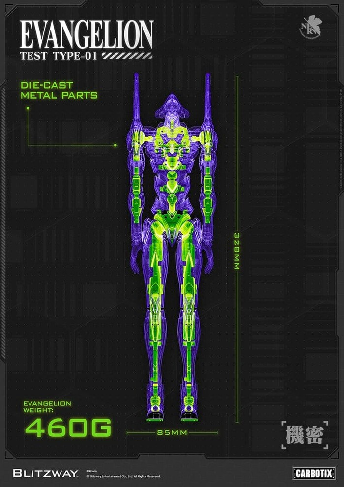 EVANGELION - EVA-01 Standard Ver. Carbotix Action Figure