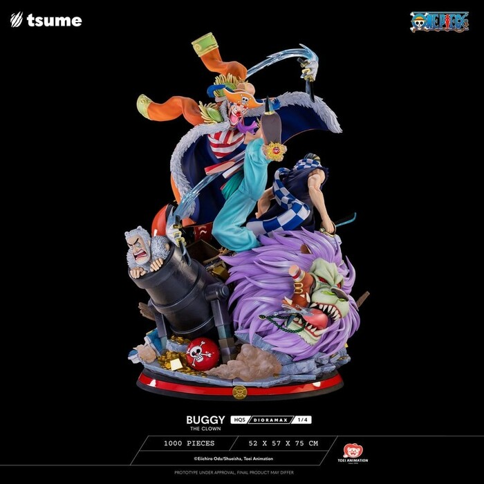 ONE PIECE - Buggy the Clown HQS Dioramax 1/4 Statue