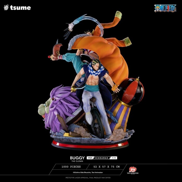 ONE PIECE - Buggy the Clown HQS Dioramax 1/4 Statue