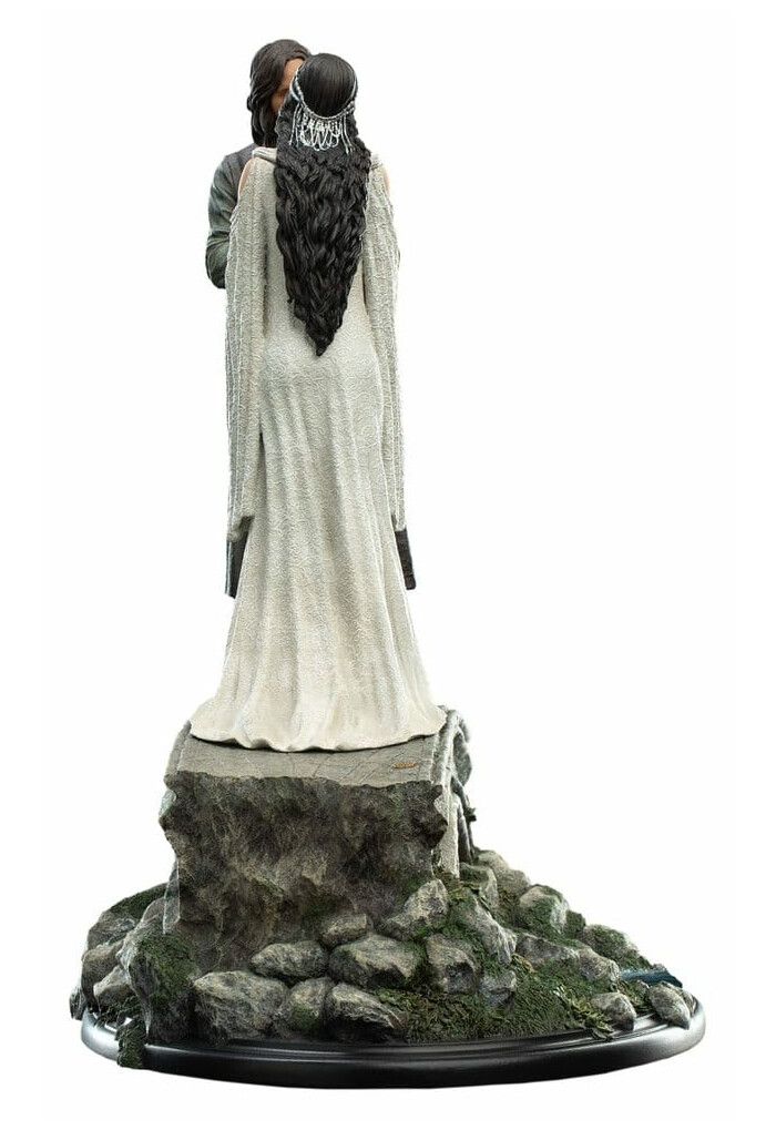 LORD OF THE RINGS - Aragorn & Arwen Mini Polystone Statue