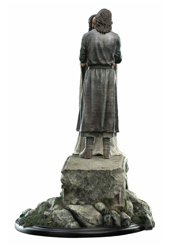 LORD OF THE RINGS - Aragorn & Arwen Mini Polystone Statue