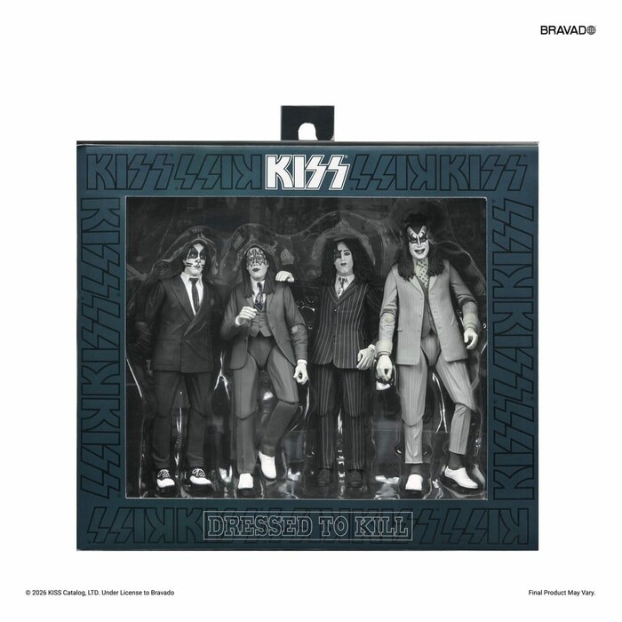 KISS - Dressed to Kill Album Cover Action Figures 4-Pack