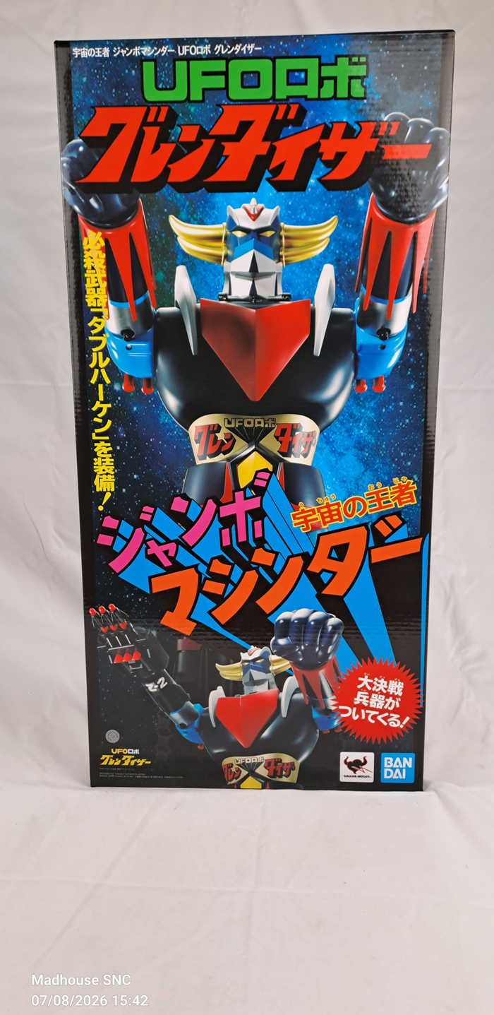 GOLDRAKE - Jumbo Machineder Ufo Robot Grendizer Action Figure 60cm - Damaged Box