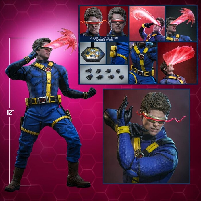 MARVEL - Avengers Doomsday - Cyclops 1/6 Action Figure 12" MMS908