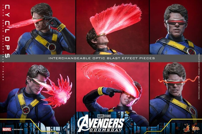 MARVEL - Avengers Doomsday - Cyclops 1/6 Action Figure 12" MMS908