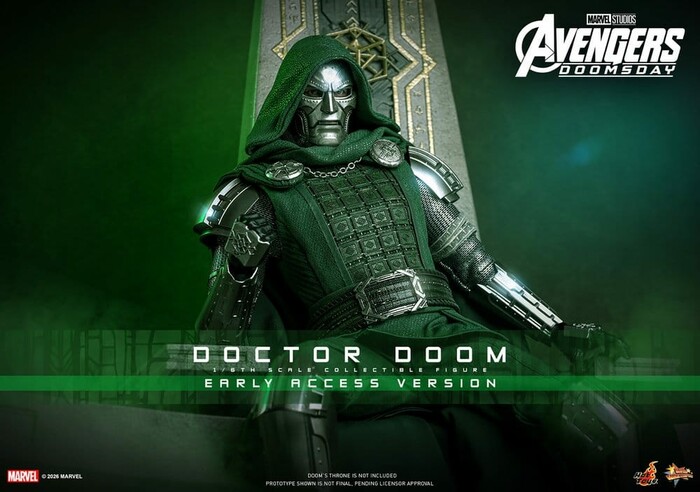 MARVEL - Avengers Doomsday - Doctor Doom 1/6 Action Figure 12" MMS906