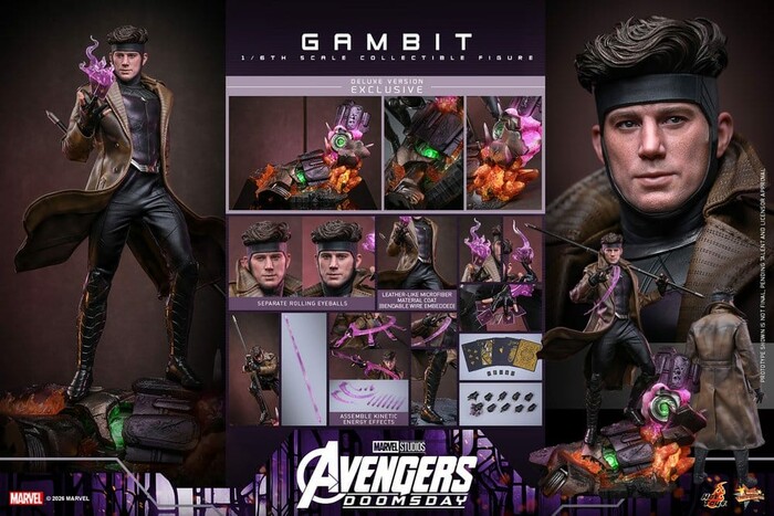 MARVEL - Avengers Doomsday - Gambit Deluxe Ver. 1/6 Action Figure 12" MMS911