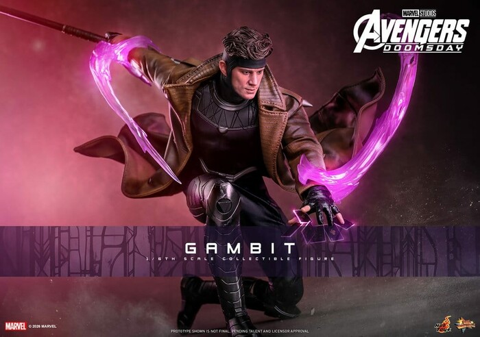 MARVEL - Avengers Doomsday - Gambit 1/6 Action Figure 12" MMS910