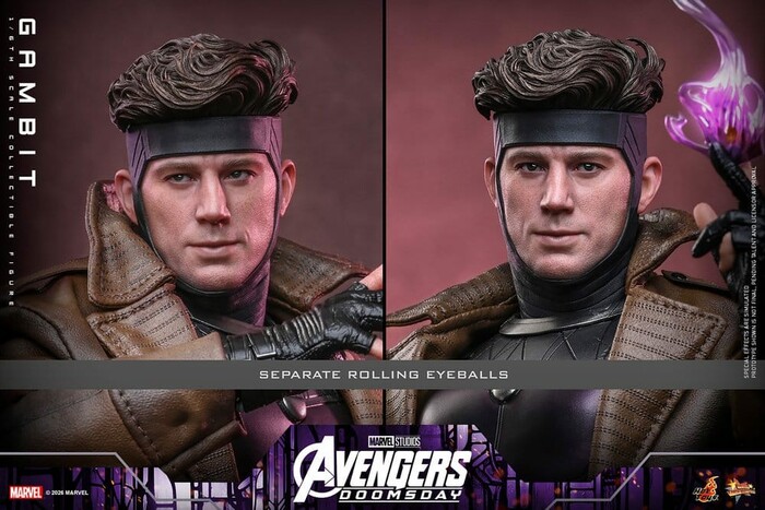 MARVEL - Avengers Doomsday - Gambit 1/6 Action Figure 12" MMS910