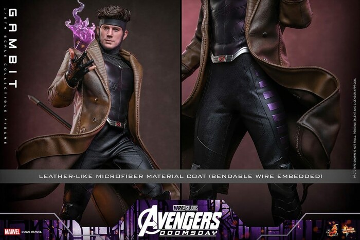 MARVEL - Avengers Doomsday - Gambit 1/6 Action Figure 12" MMS910