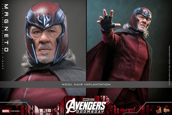 MARVEL - Avengers Doomsday - Magneto 1/6 Action Figure 12" MMS912