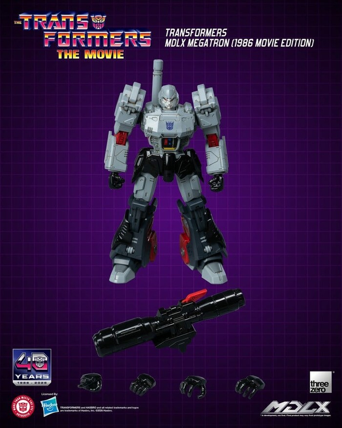 TRANSFORMERS - Megatron 1986 Movie Edition MDLX Action Figure