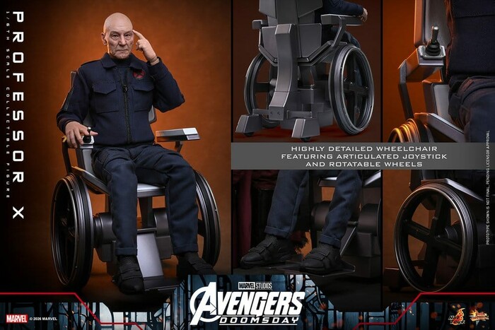 MARVEL - X-Men - Professor X 1/6 Action Figure 12" MMS917