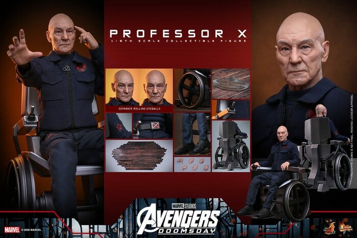 MARVEL - X-Men - Professor X 1/6 Action Figure 12" MMS917