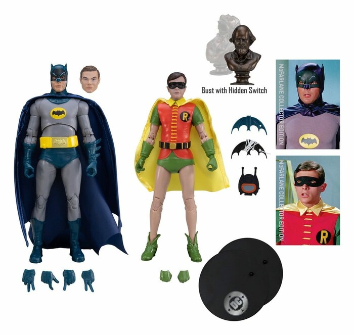 BATMAN - Classic TV Series - Batman & Robin Collector Edition Action Figure 2-Pack