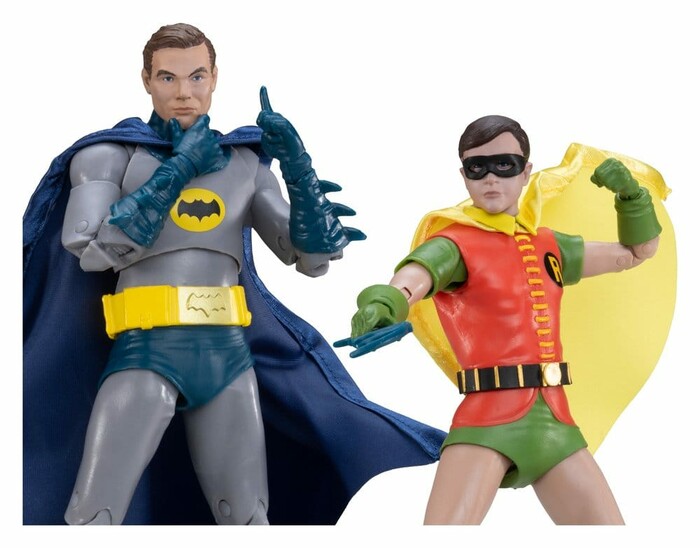 BATMAN - Classic TV Series - Batman & Robin Collector Edition Action Figure 2-Pack