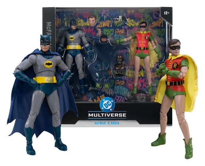 BATMAN - Classic TV Series - Batman & Robin Collector Edition Action Figure 2-Pack