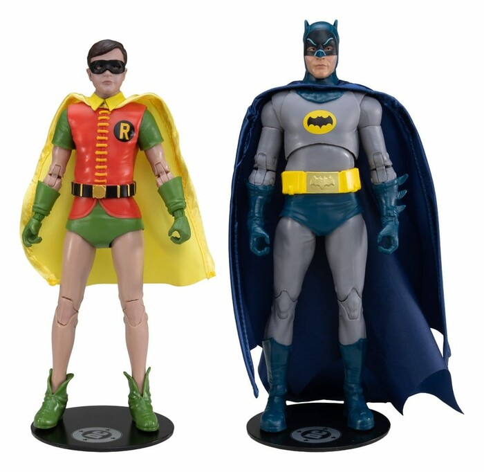 BATMAN - Classic TV Series - Batman & Robin Collector Edition Action Figure 2-Pack
