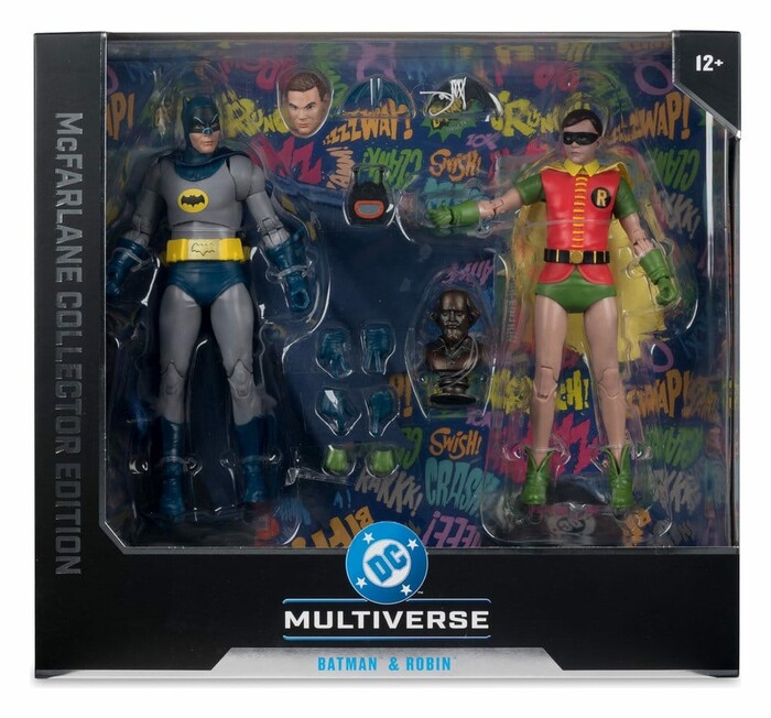 BATMAN - Classic TV Series - Batman & Robin Collector Edition Action Figure 2-Pack