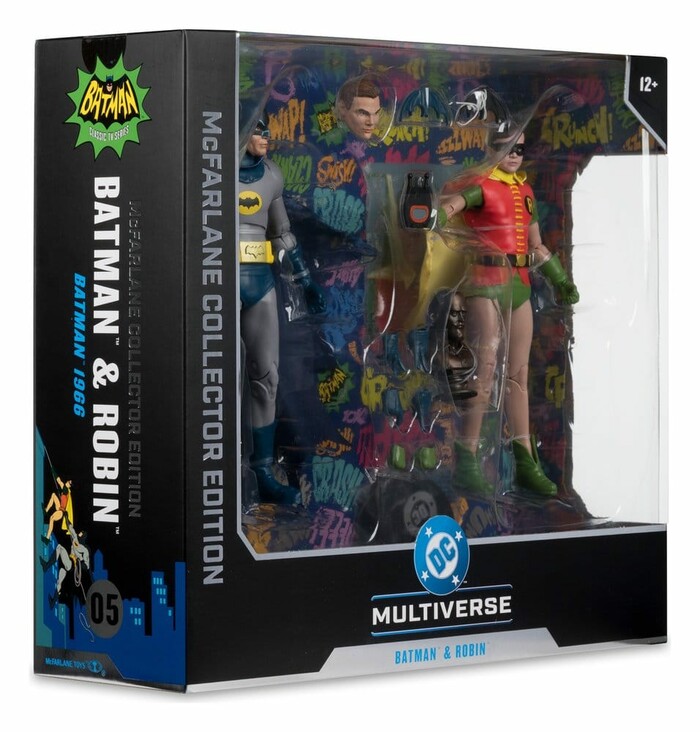 BATMAN - Classic TV Series - Batman & Robin Collector Edition Action Figure 2-Pack