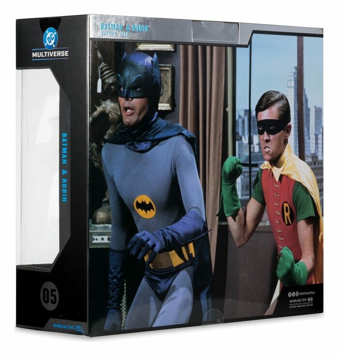 BATMAN - Classic TV Series - Batman & Robin Collector Edition Action Figure 2-Pack