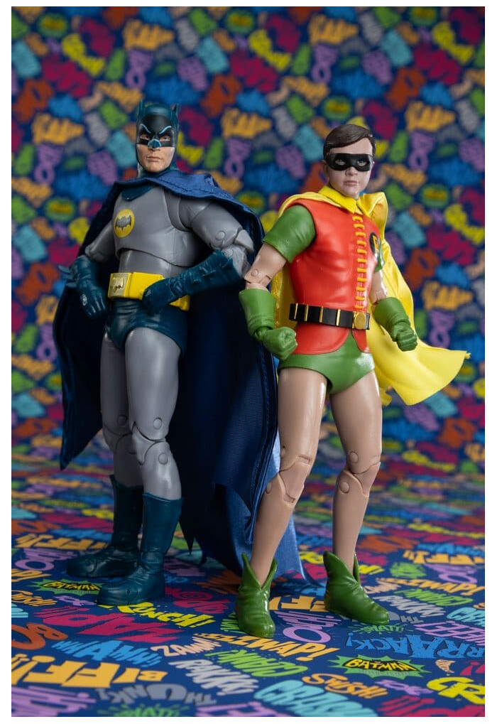 BATMAN - Classic TV Series - Batman & Robin Collector Edition Action Figure 2-Pack
