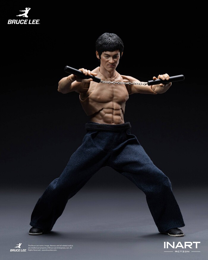 BRUCE LEE - Bruce Lee Kung Fu Outfit 1/12 Action Figure INART