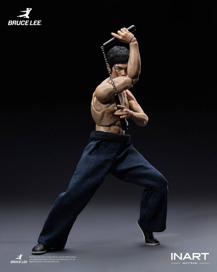 BRUCE LEE - Bruce Lee Kung Fu Outfit 1/12 Action Figure INART