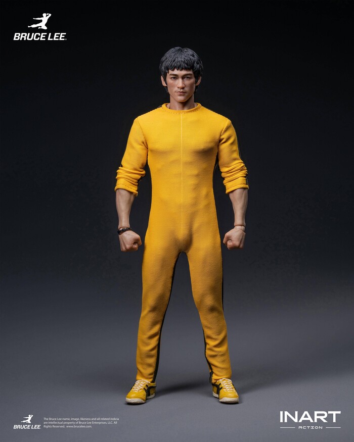 BRUCE LEE - Bruce Lee Yellow Jumpsuit 1/12 Action Figure INART