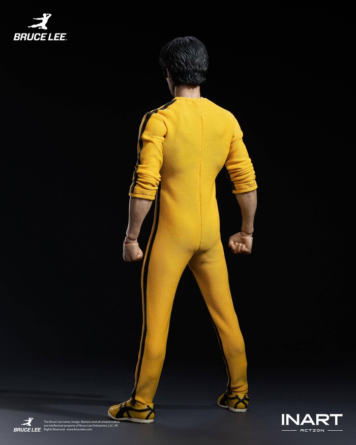 BRUCE LEE - Bruce Lee Yellow Jumpsuit 1/12 Action Figure INART