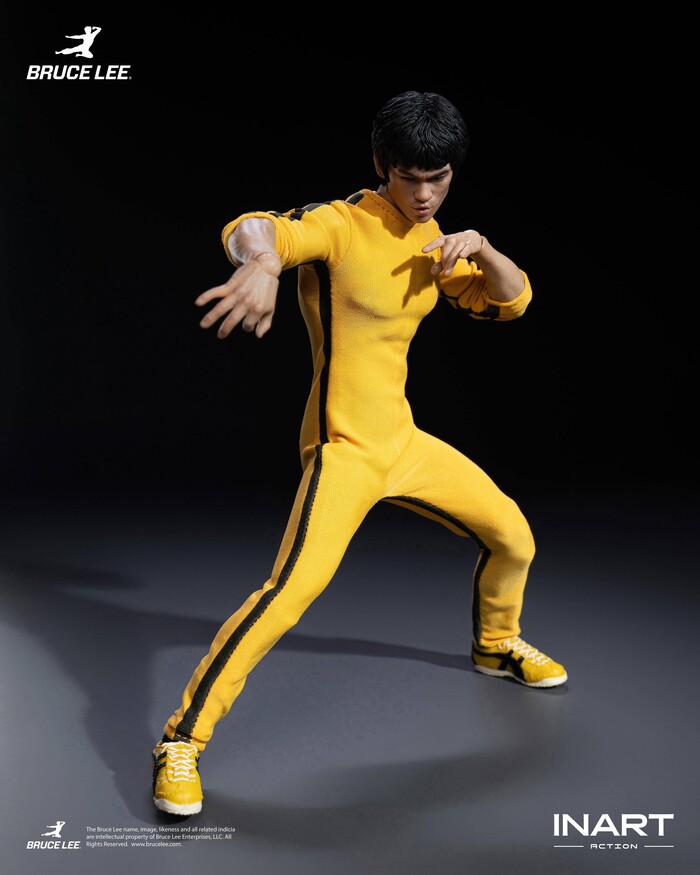 BRUCE LEE - Bruce Lee Yellow Jumpsuit 1/12 Action Figure INART