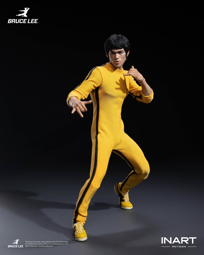 BRUCE LEE - Bruce Lee Yellow Jumpsuit 1/12 Action Figure INART
