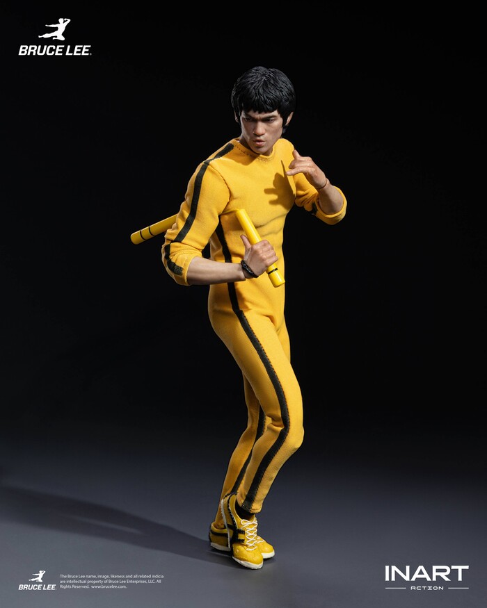 BRUCE LEE - Bruce Lee Yellow Jumpsuit 1/12 Action Figure INART