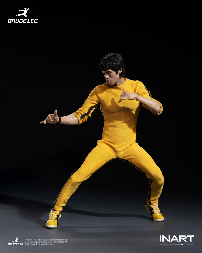 BRUCE LEE - Bruce Lee Yellow Jumpsuit 1/12 Action Figure INART